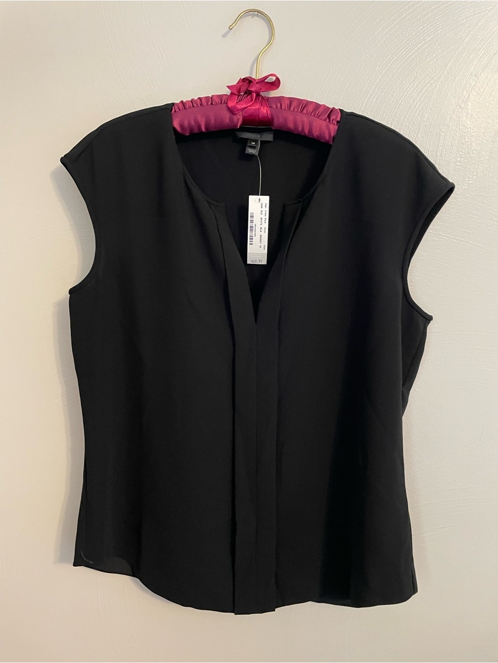 Talbots Black Blouse Size 10 New With Tags